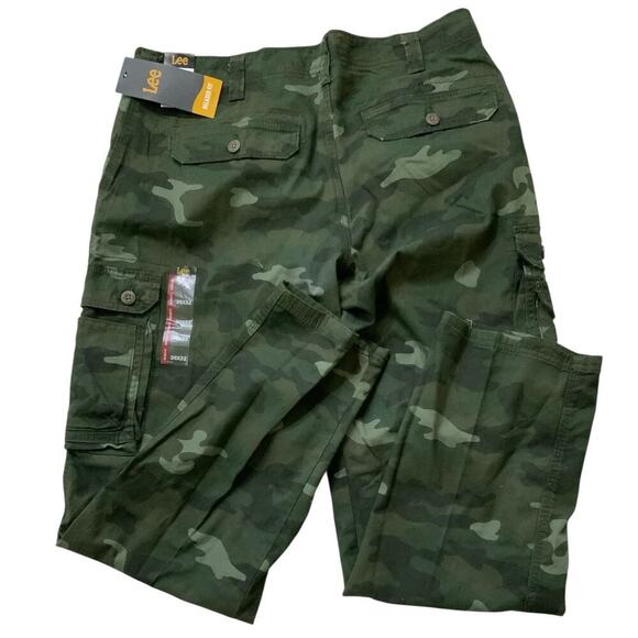 Lee Wyoming Camouflage Cargo Pants Mens 36x32 Relaxed Fit Utility Pockets NWT - Picture 5 of 15
